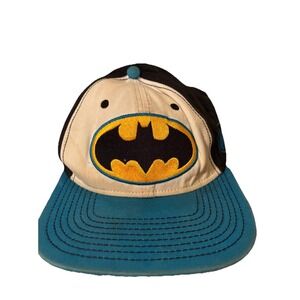 Batman DC Comics‎ Hat Cap Movie Comic Strip Flat Bill Snapback Blue OSFM